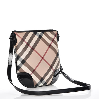 Burberry Supernova Check Small Dryden Crossbody Bag Black 3 of 7