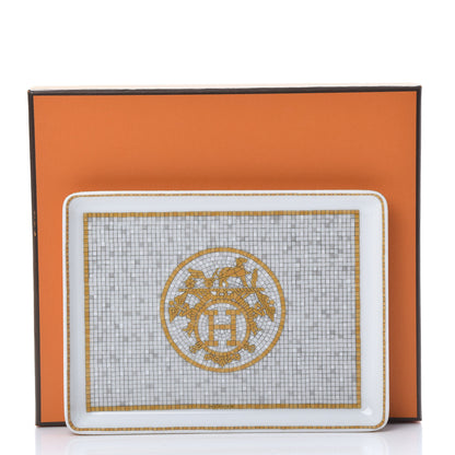 Hermes Porcelain Mosaique au 24 Sushi Plate 7 of 7
