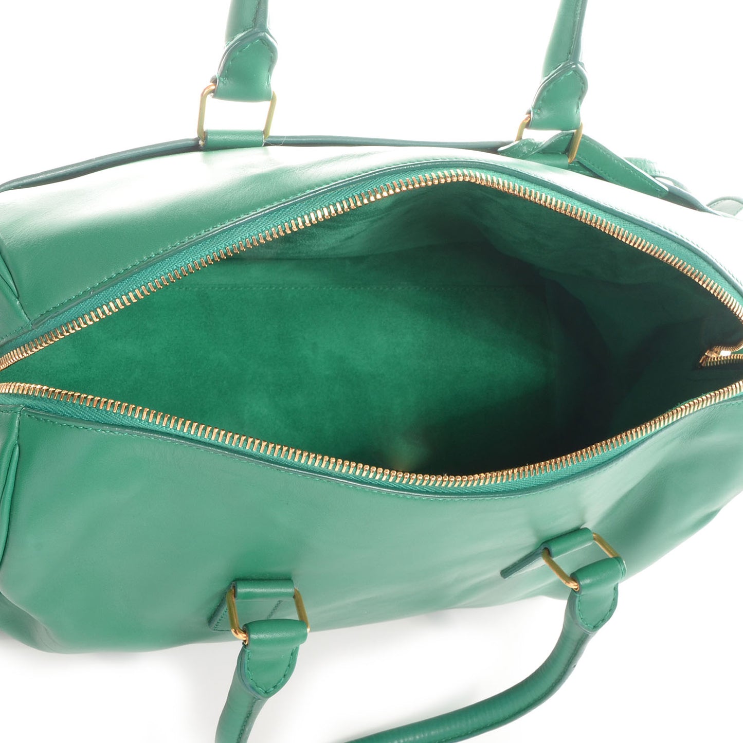 Calfskin Leather Classic Duffle 6 Green