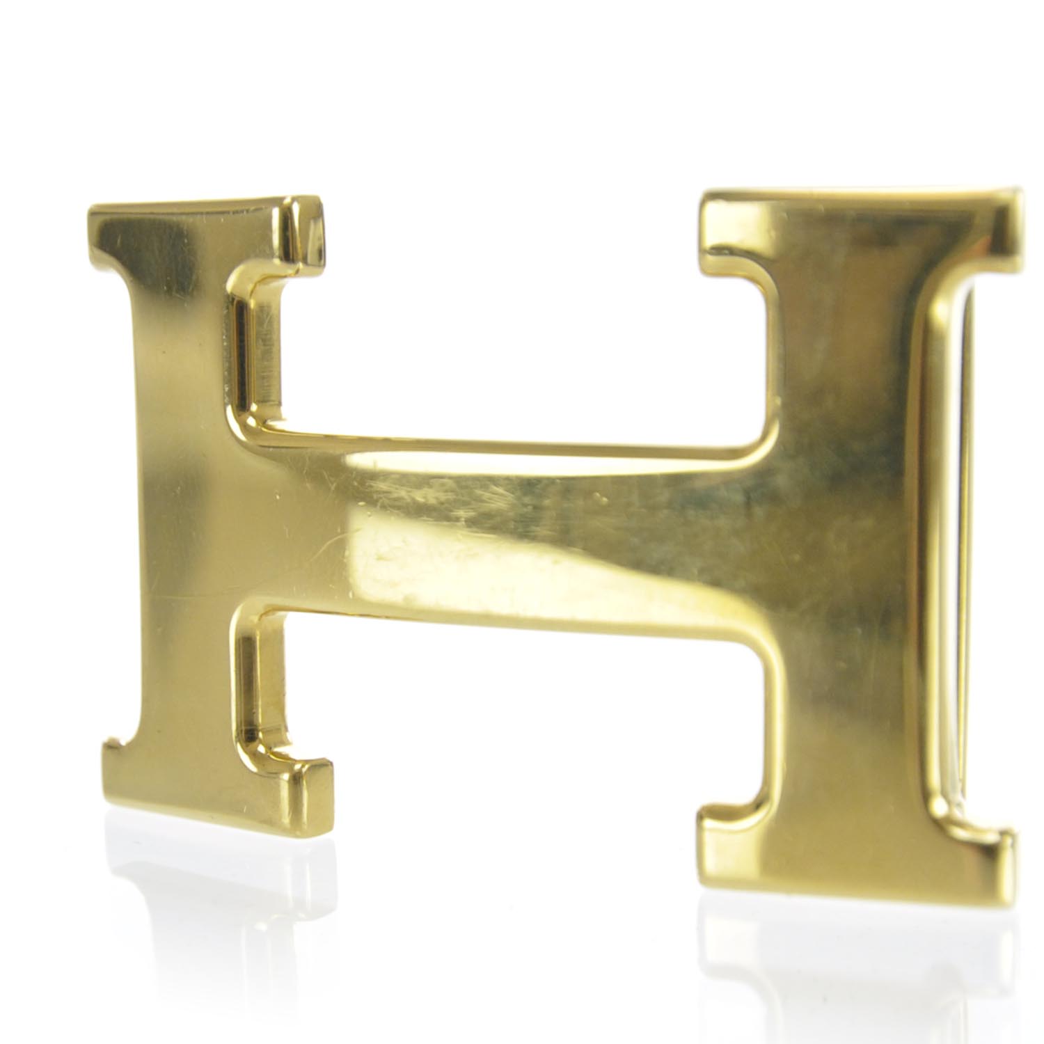 Hermes H Belt Buckle Gold 1 of 7