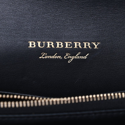 Burberry House Check Bridle Calfskin Small Madison Buckle Bag Tan 5 of 8
