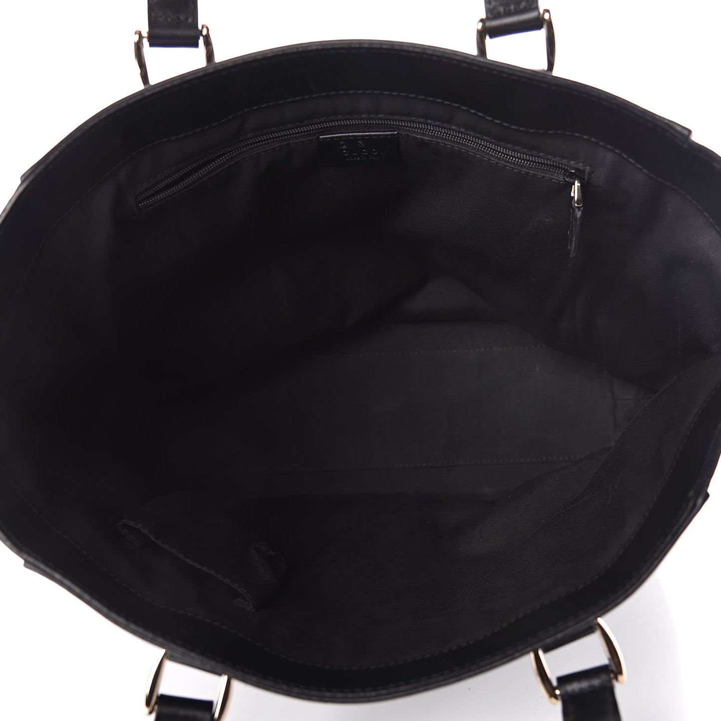 Monogram Crest Tote Green Black