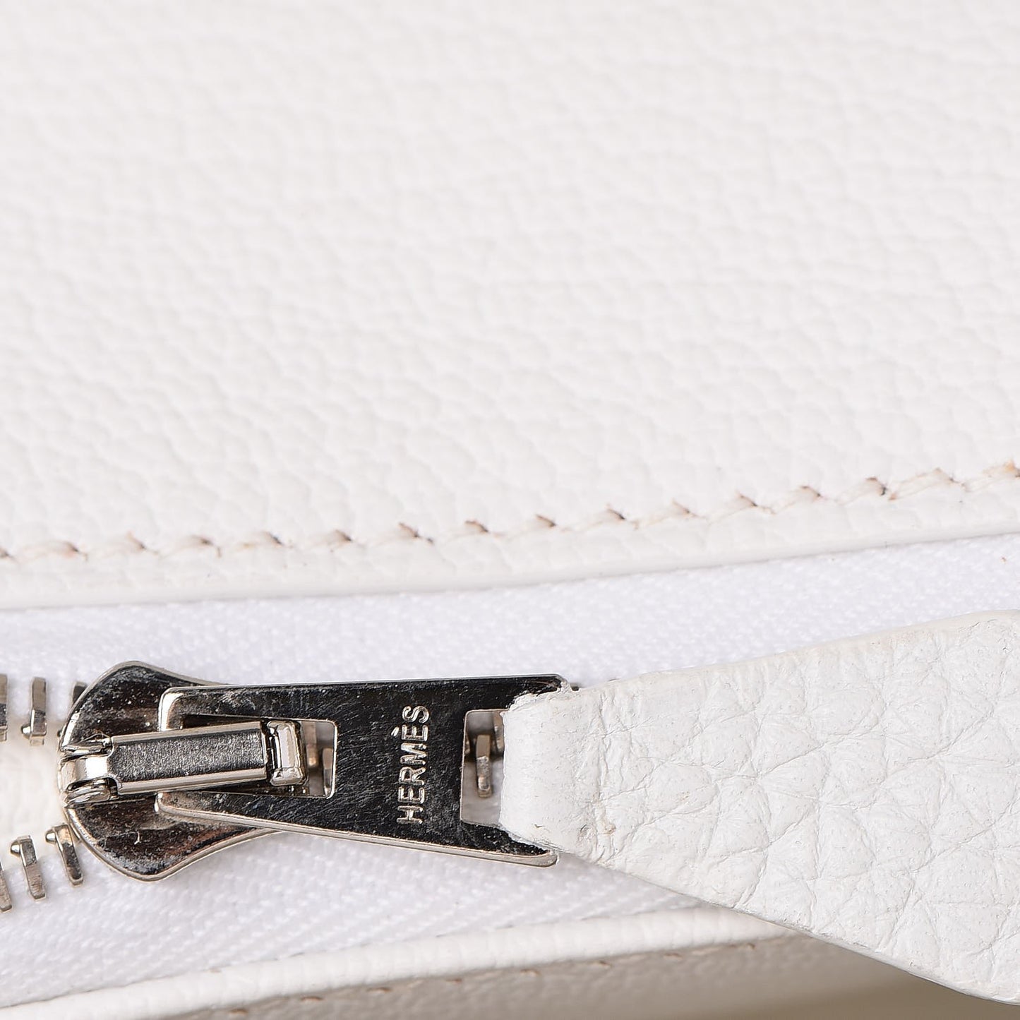Taurillon Clemence Birkin 30 White