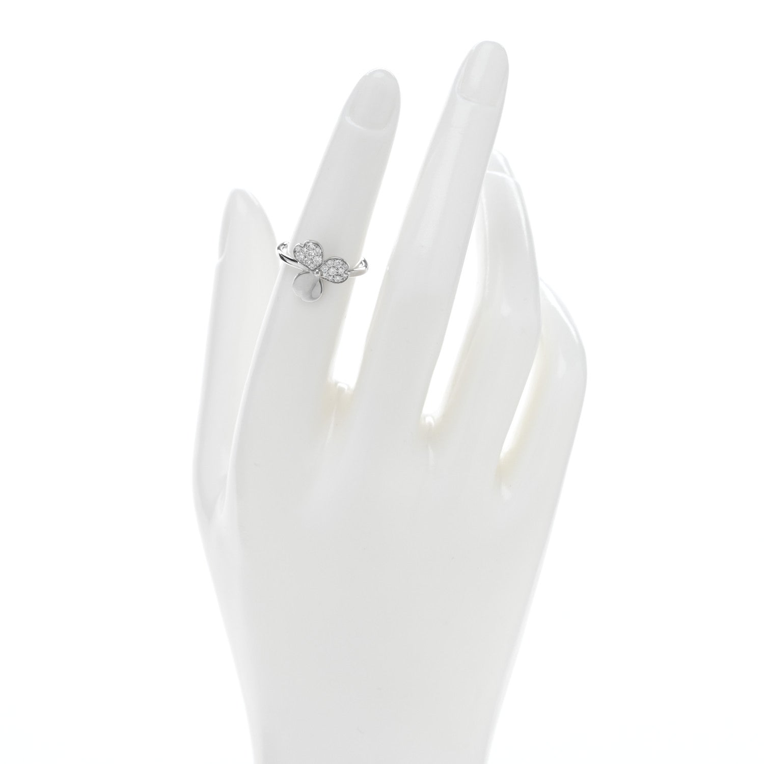 Tiffany Platinum Diamond Paper Flowers Ring 50 5.25 2 of 5