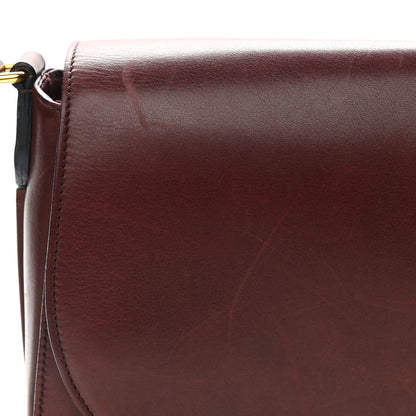 Celine Natural Calfskin Medium Trotteur Burgundy 10 of 13