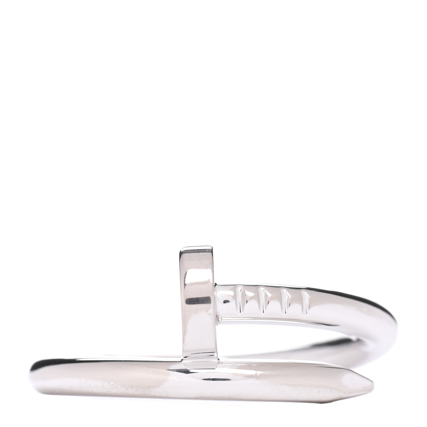 Cartier 18K White Gold Juste Un Clou Ring 59 8.75 1 of 5