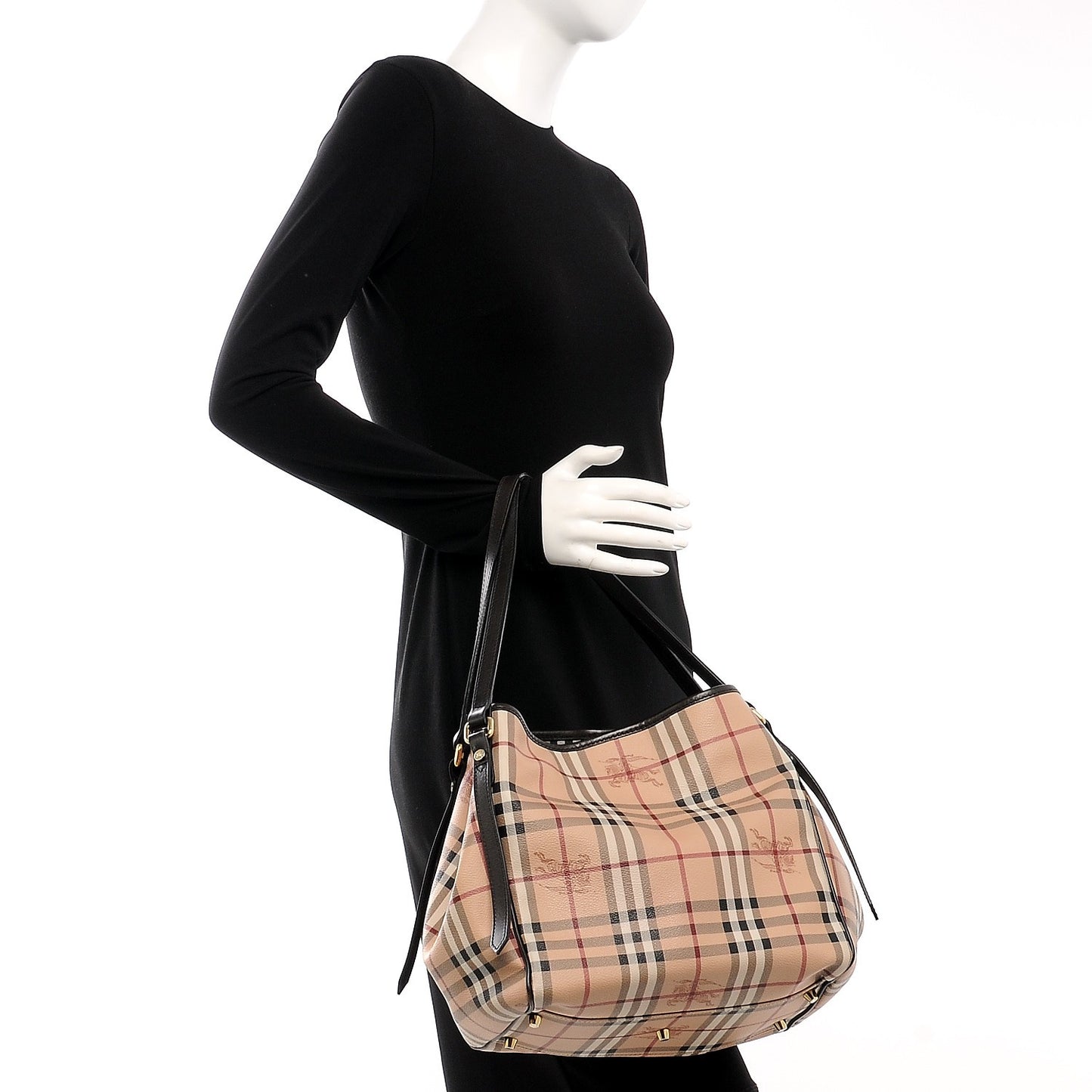 Haymarket Check Small Canterbury Tote Chocolate