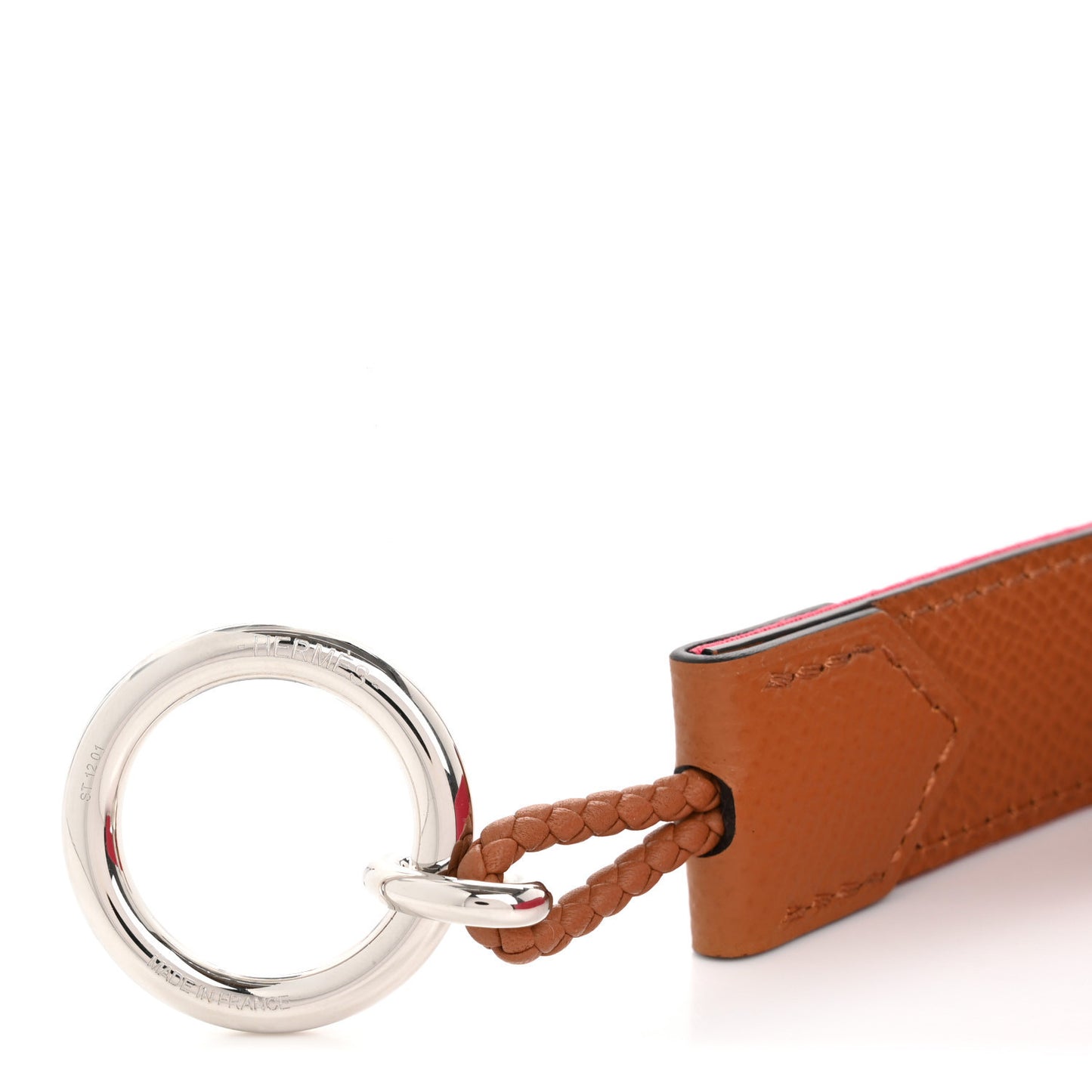 Toile Epsom Reversible Babord 24mm Belt Rose Extreme Gold