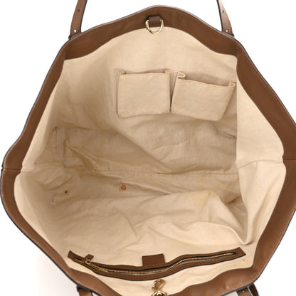 Gucci GG Supreme Monogram Medium Nice Tote Brown 4 of 15