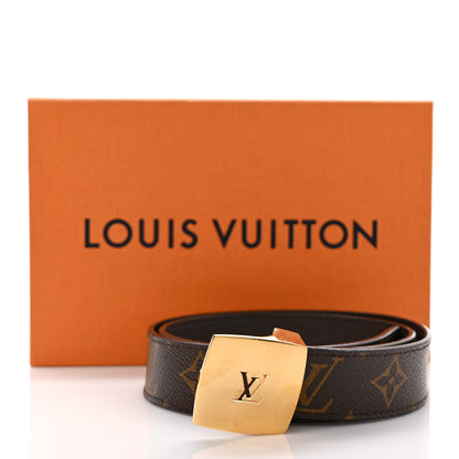 Louis Vuitton Monogram LV Cut Reversible Belt 75 30 5 of 5