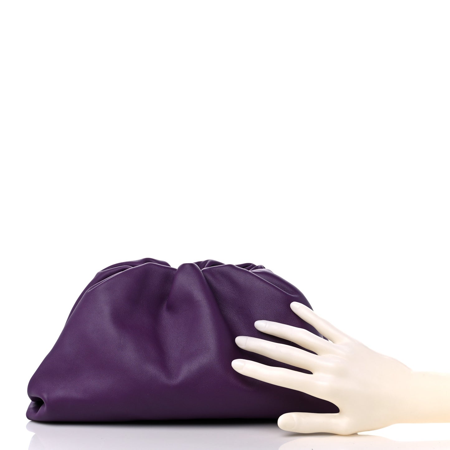Calfskin Teen Pouch Eggplant