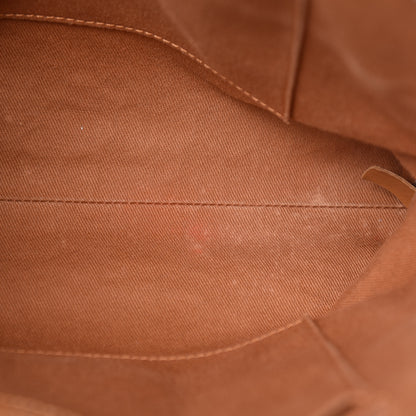 Chanel Grained Vegetal Calfskin Small Urban Shopping Tote Camel 21 of 21