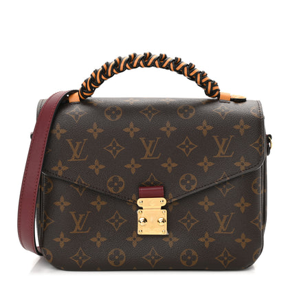 Louis Vuitton Monogram Braided Pochette Metis Safran 1 of 11