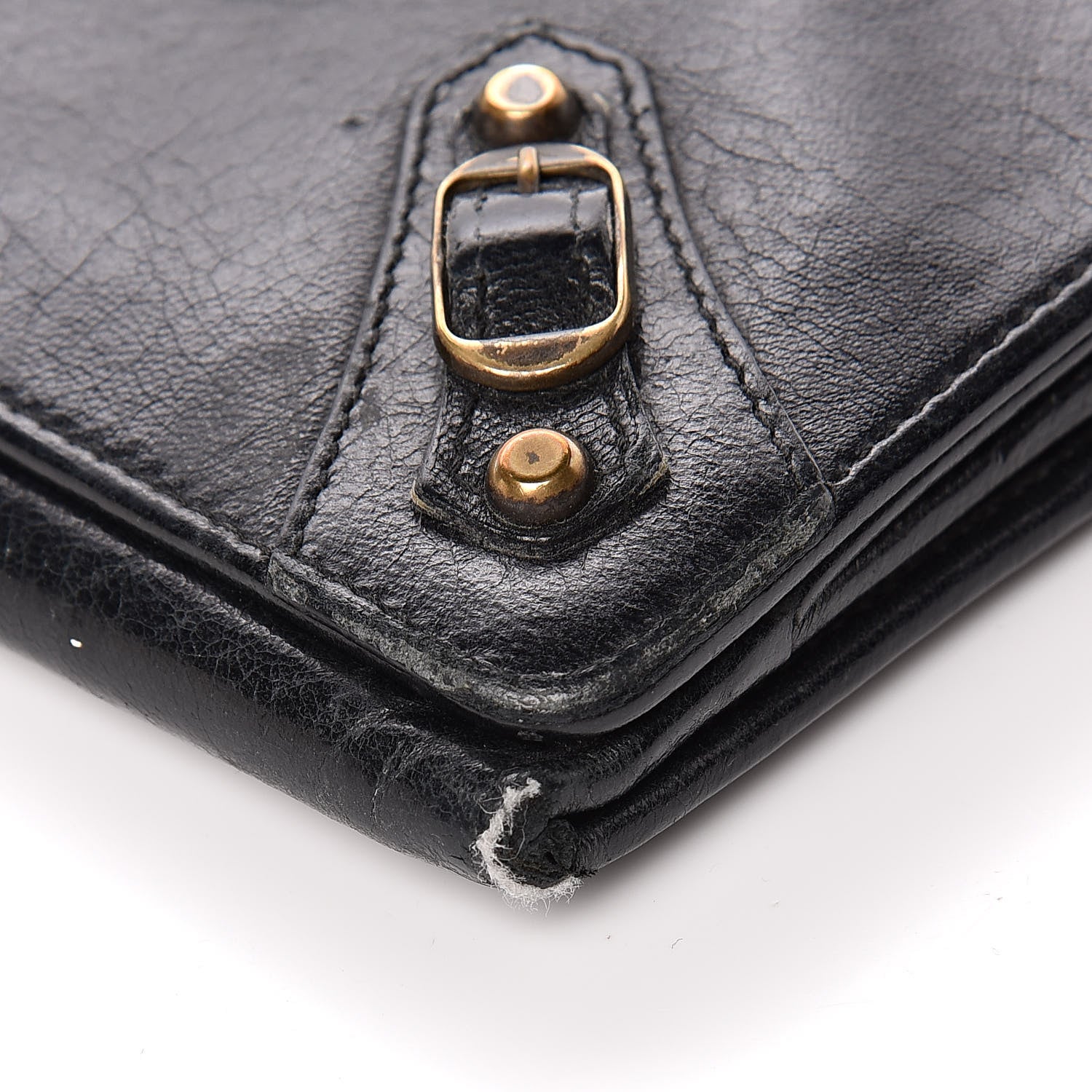 Balenciaga Chevre Classic Hardware Classic Hardware Money Wallet Black 8 of 10