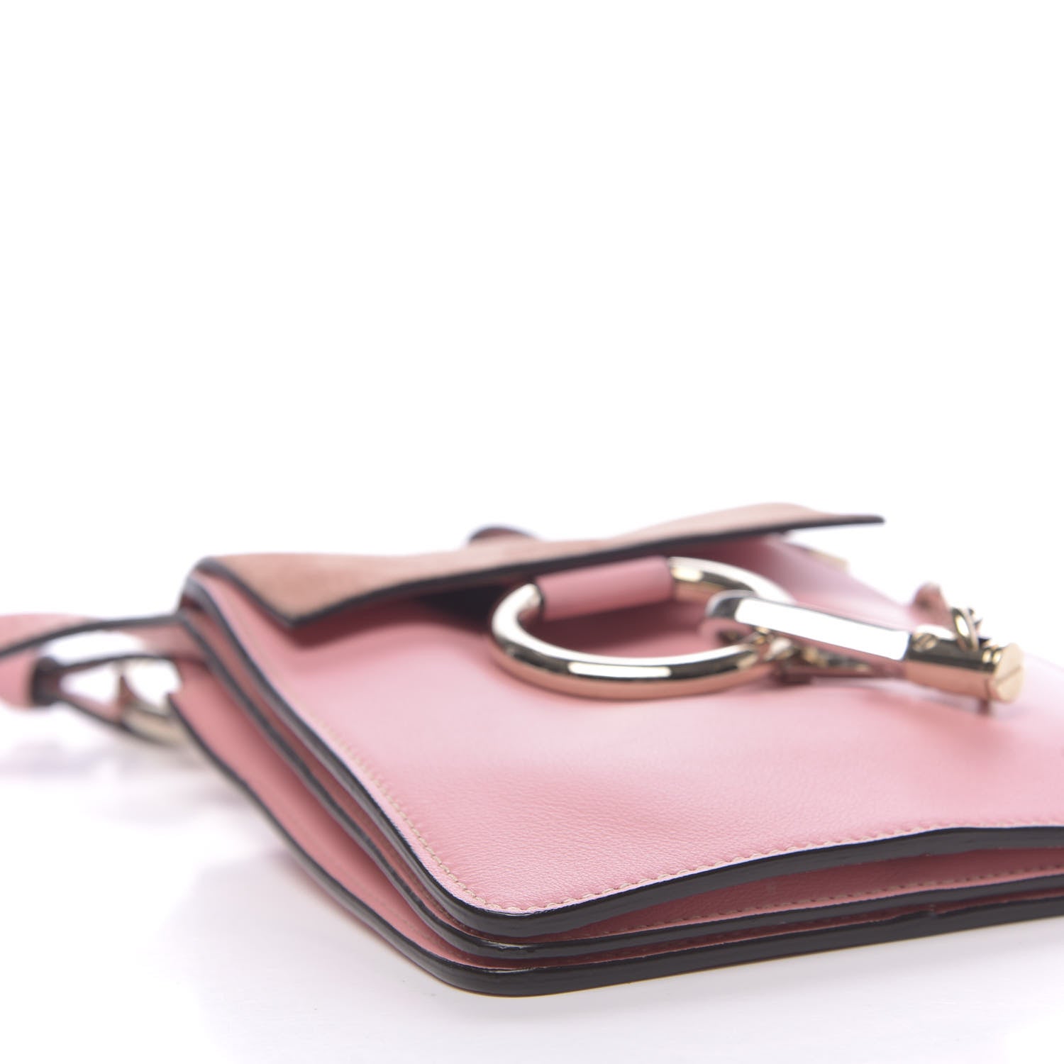 Chloe Suede Calfskin Mini Faye Bracelet Bag Washed Pink 7 of 11