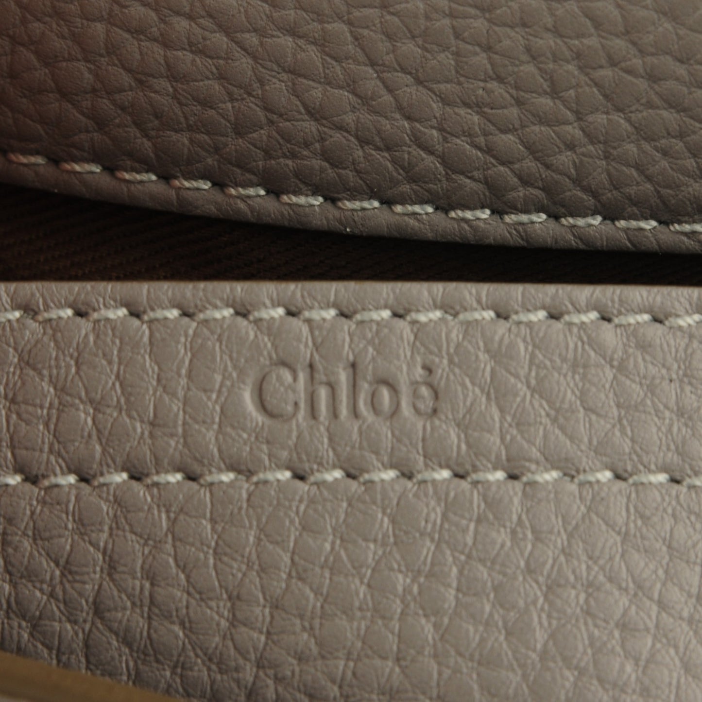 Calfskin Medium Marcie Round Crossbody Bag Cashmere Grey