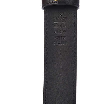 Gucci Calfskin Double G 30mm Belt 75 30 Black 5 of 6