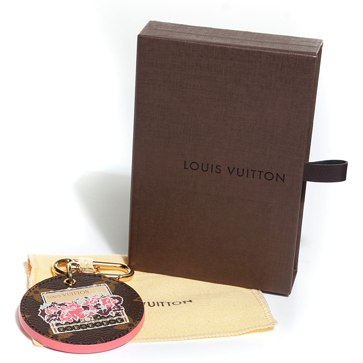 Monogram Illustre Posies Bag Charm