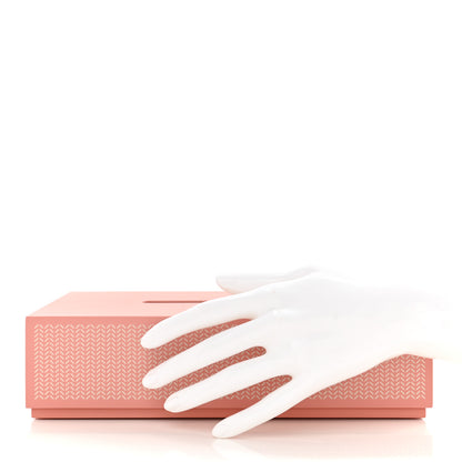 Hermes Lacquered Wood K-Box Tissue Box Pivoine Poudre 2 of 8