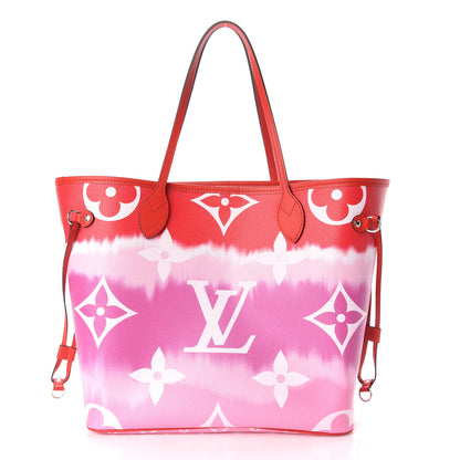 Louis Vuitton Monogram Escale Neverfull MM Rouge 1 of 9
