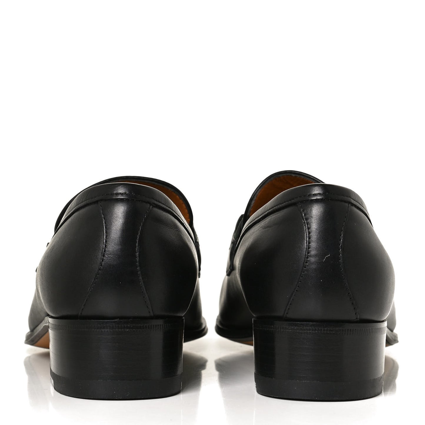 Calfskin Web Interlocking G Tassel Loafers 37.5 Black