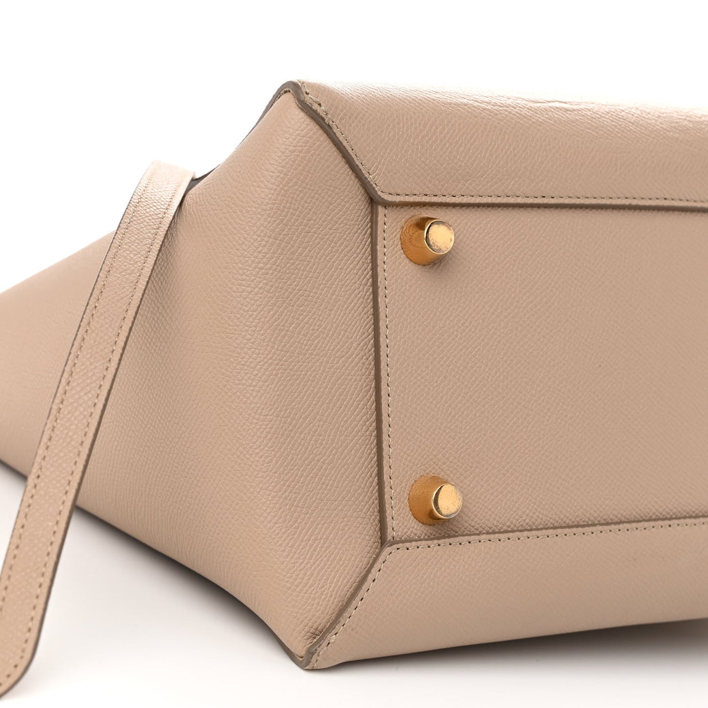 Grained Calfskin Mini Belt Bag Light Taupe