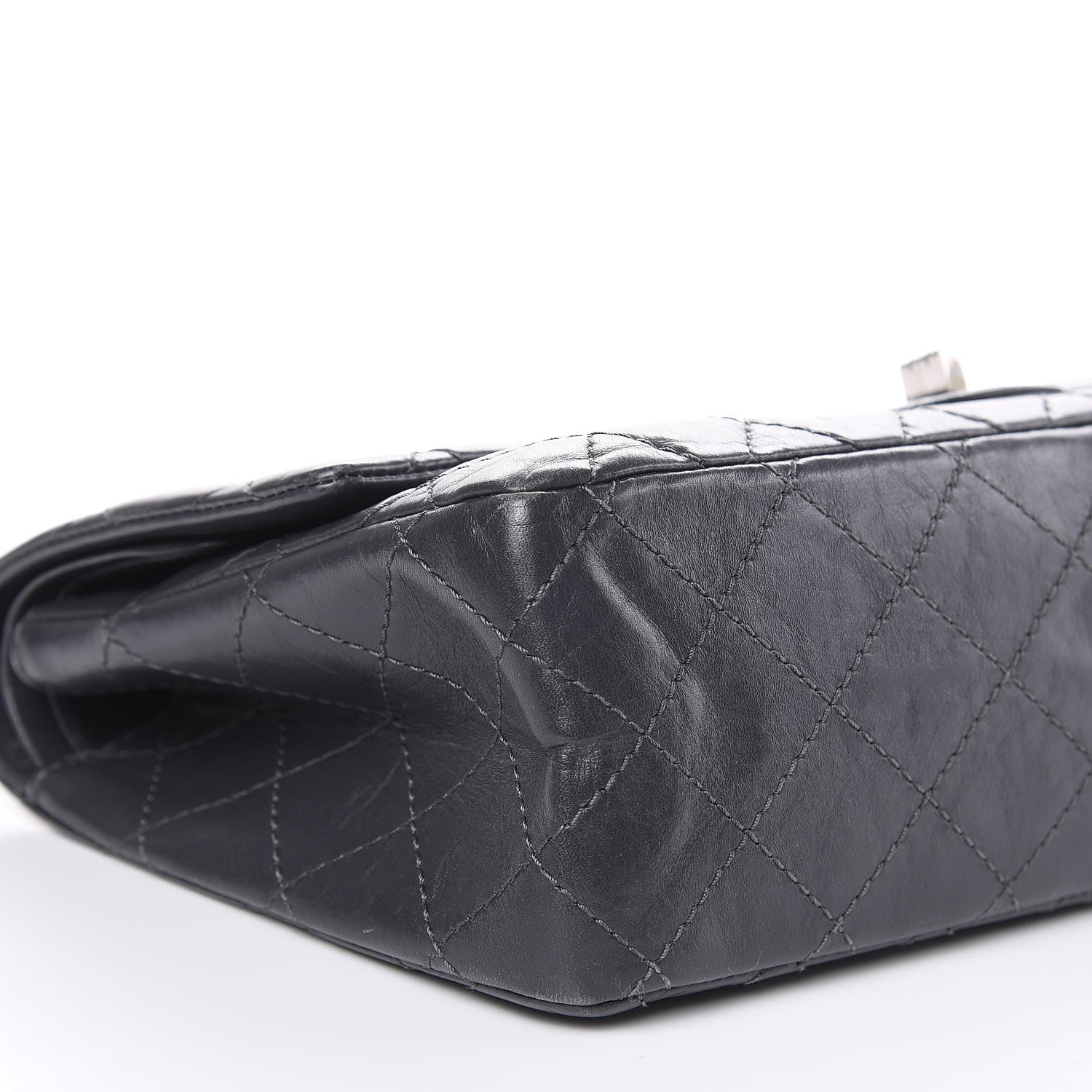 Chanel Aged Calfskin Quilted 2.55 Reissue 226 Flap Grey 8 of 14