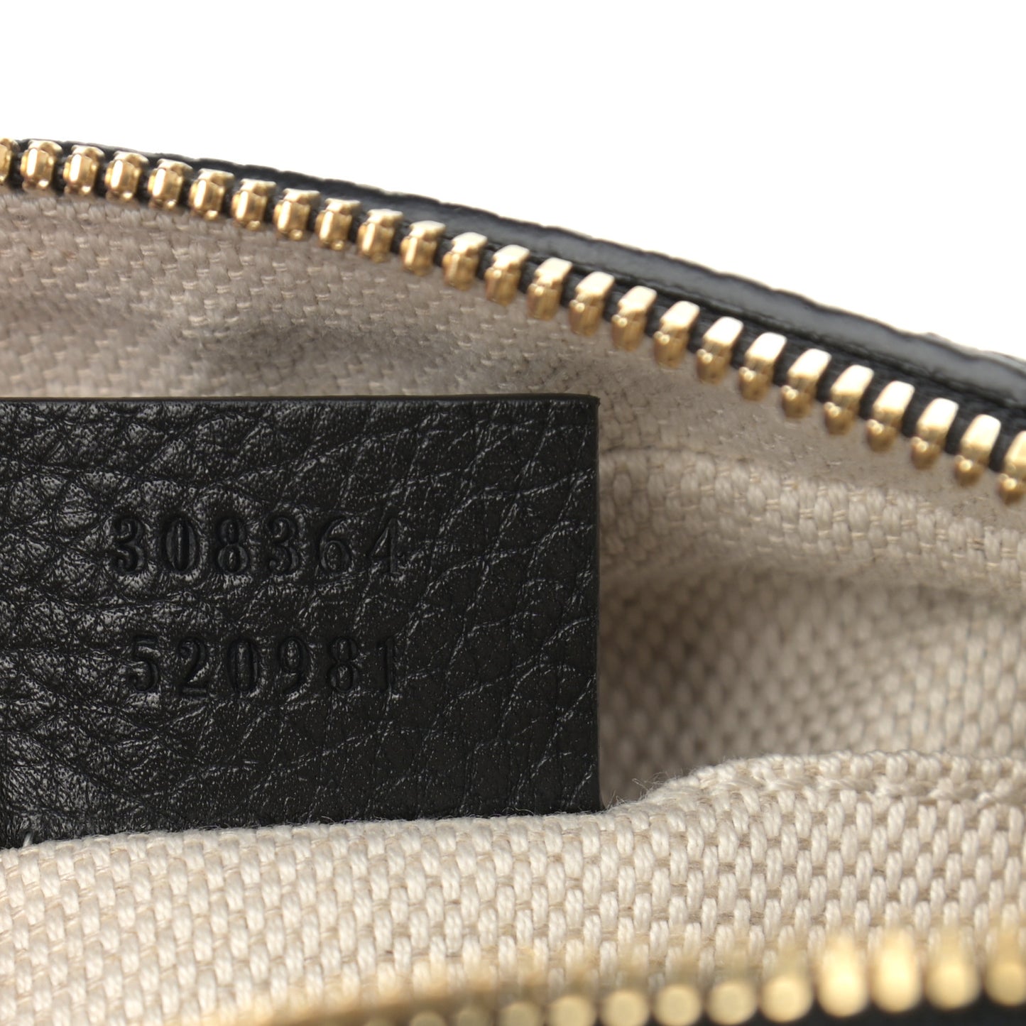 Pebbled Calfskin Small Soho Disco Bag Black