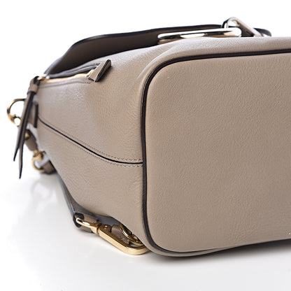 Chloe Suede Calfskin Small Faye Backpack Motty Grey 7 of 9