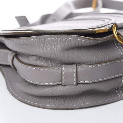 Chloe Calfskin Mini Marcie Round Crossbody Bag Cashmere Grey 7 of 10
