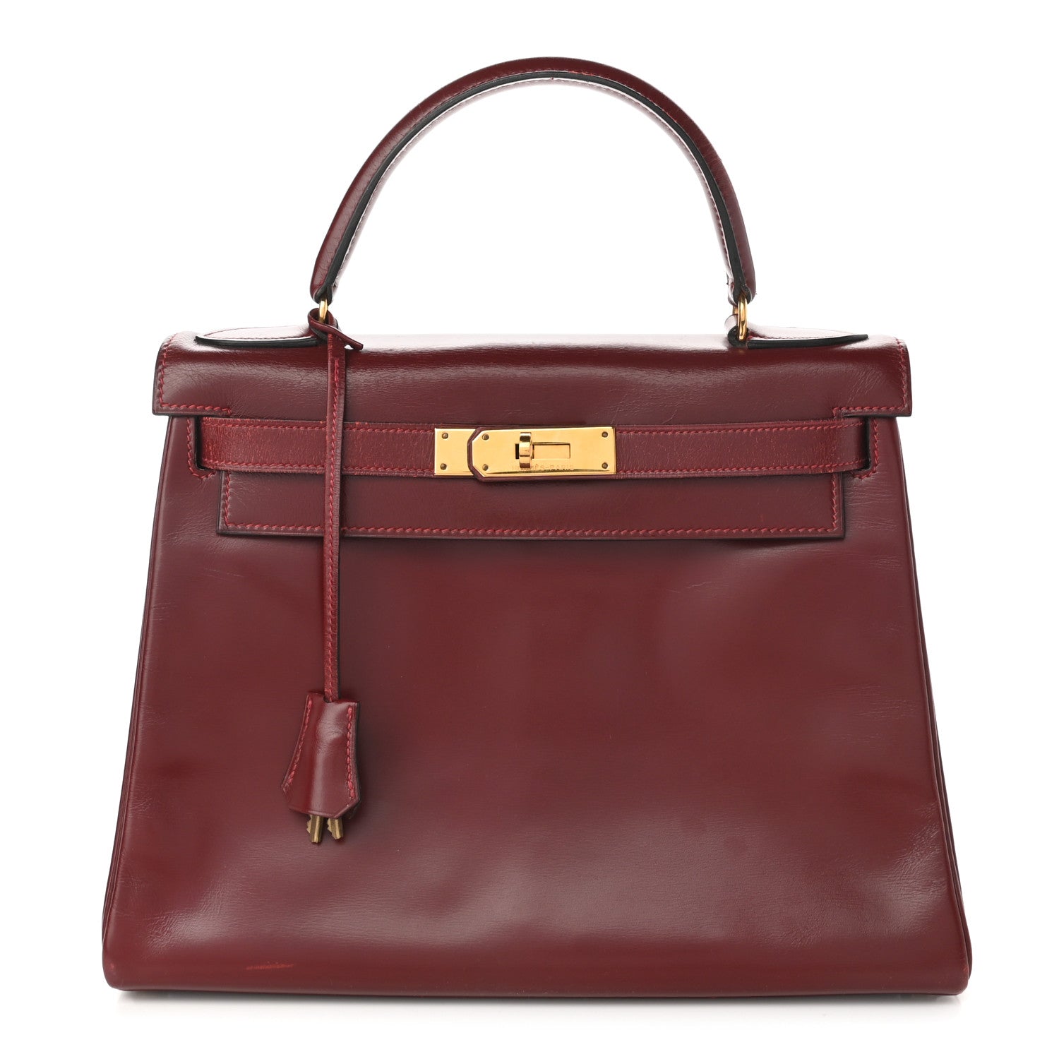Hermes Box Kelly Retourne 28 Rouge H 2 of 25