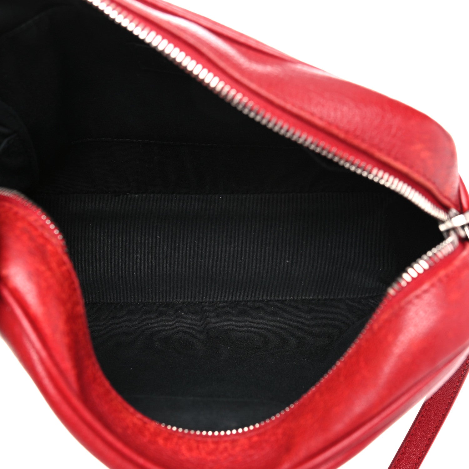 Saint Laurent Lambskin Monogram Lou Camera Bag Eros Red 5 of 23