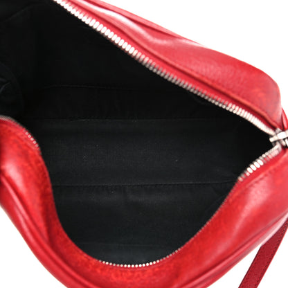 Saint Laurent Lambskin Monogram Lou Camera Bag Eros Red 5 of 23