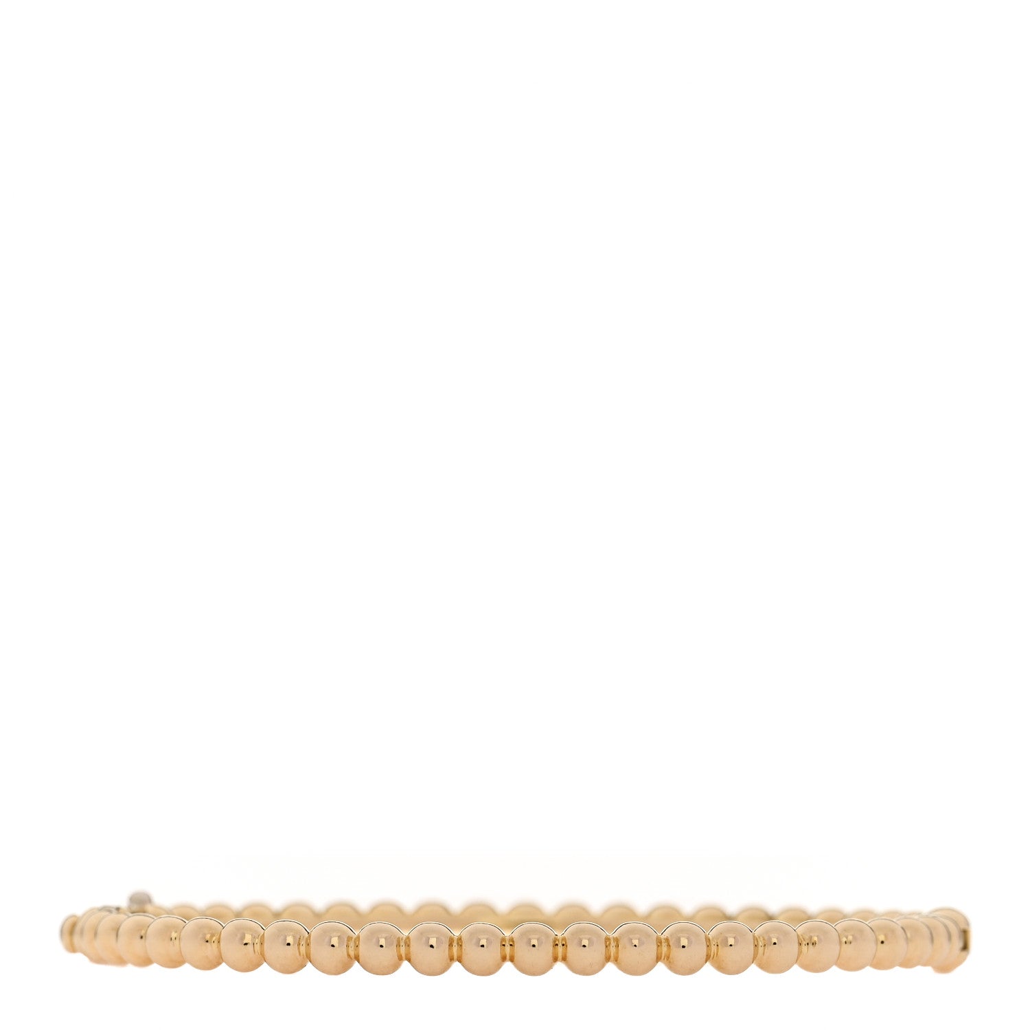 Van Cleef & Arpels 18K Yellow Gold Perlee Pearls of Gold Bracelet S 1 of 3