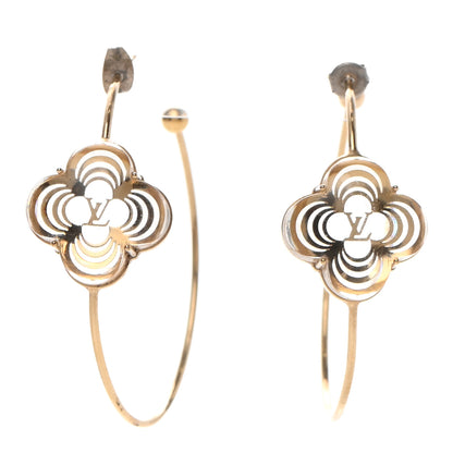 Louis Vuitton A La Folie Hoop Earrings Gold 1 of 6
