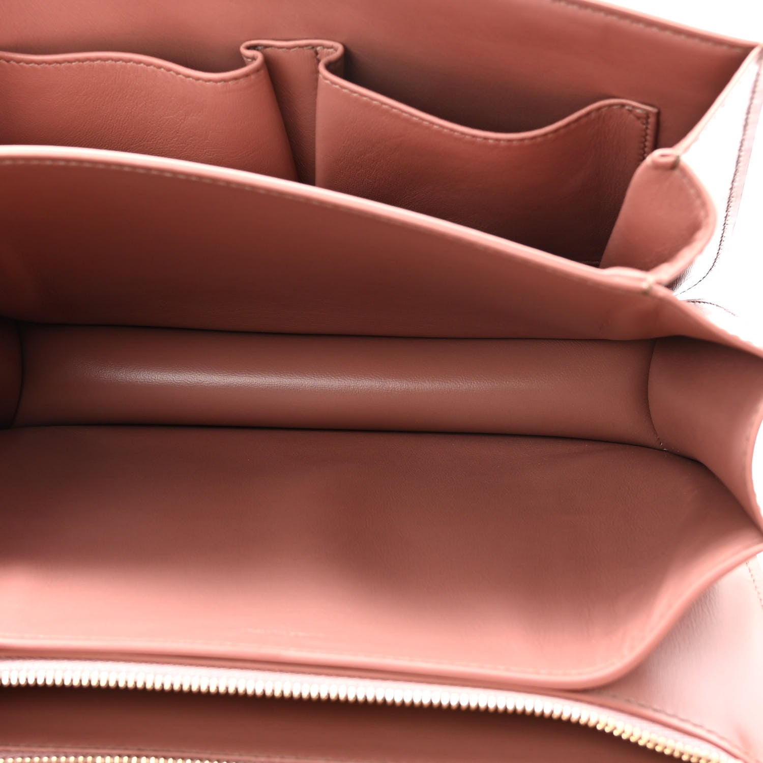 Celine Box Calfskin Teen Classic Box Flap Bag Antique Rose 5 of 10