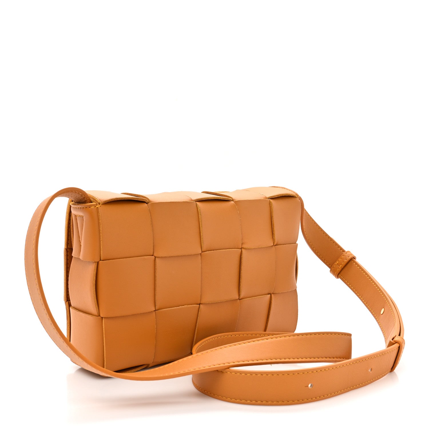 Bottega Veneta Lambskin Maxi Intrecciato Cassette Crossbody Bag Cob 3 of 9