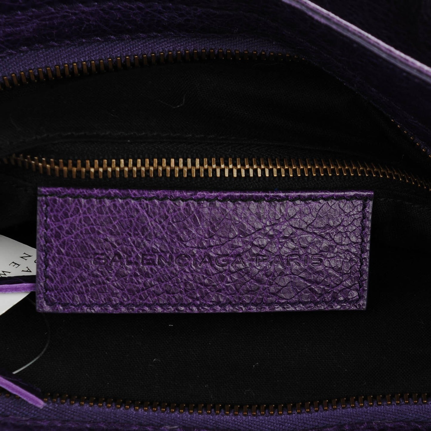 Agneau Classic Hardware Velo Dark Violet