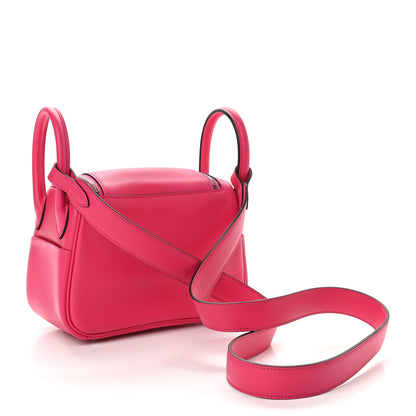 Hermes Swift Verso Mini Lindy 20 Rose Mexico Rouge Piment 3 of 9