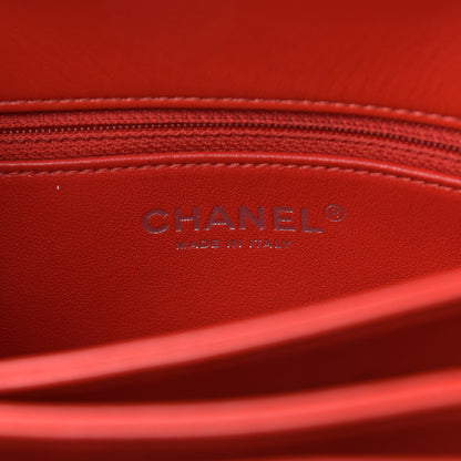Chanel Lambskin Quilted Small Trendy CC Flap Dual Handle Bag Red 9 of 10