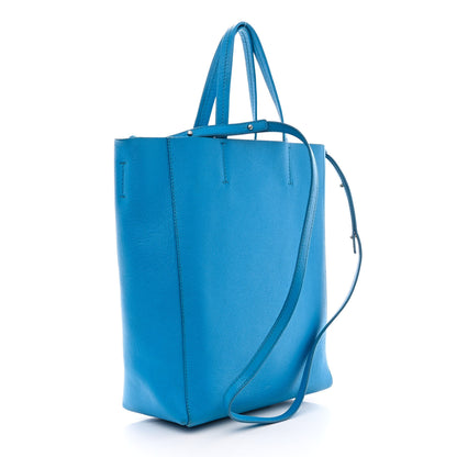 Celine Grained Calfskin Small Vertical Cabas Turquoise 3 of 11