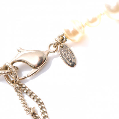 Chanel Classic CC Long Irregular Pearl Necklace Gold 5 of 7