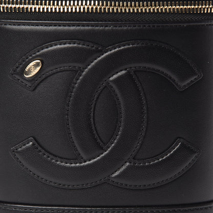 Chanel Lambskin Timeless Vanity Cosmetic Case Black 8 of 10