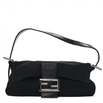 Fendi Neoprene Baguette Black 1 of 5