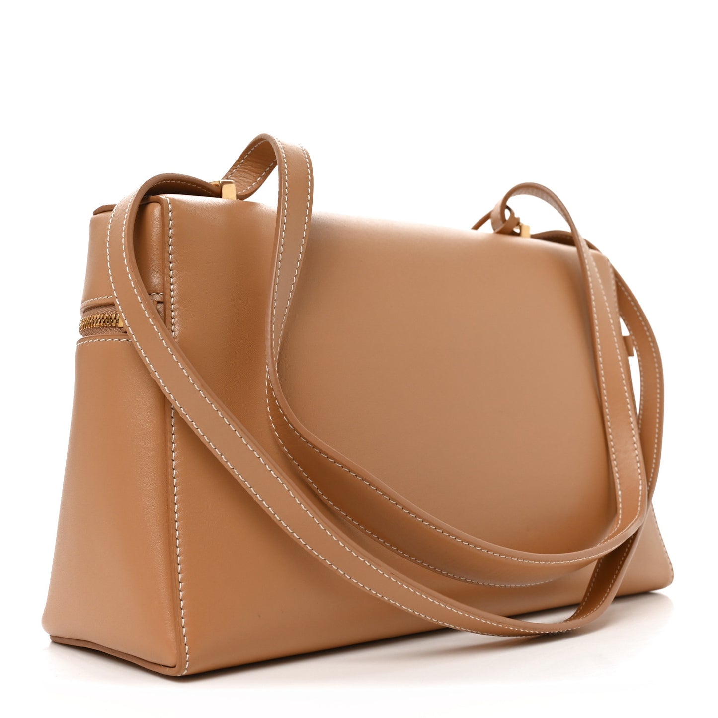 Saddle Calfskin Extra Bag L27 Cream Bignet