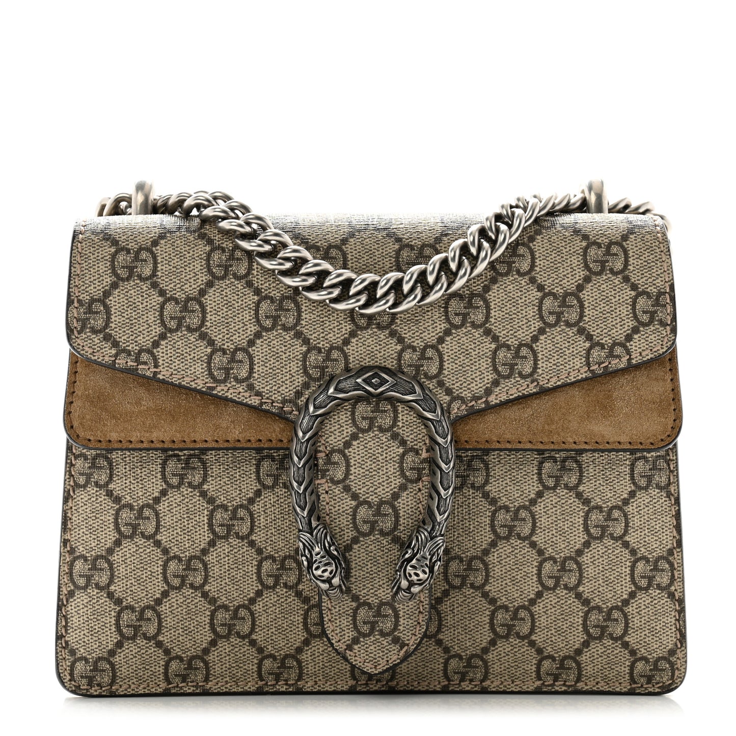 GG Supreme Monogram Mini Dionysus Shoulder Bag Taupe