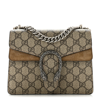 Gucci GG Supreme Monogram Mini Dionysus Shoulder Bag Taupe 1 of 14