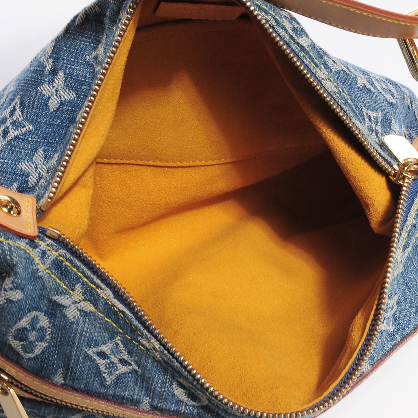 Monogram Denim Baggy PM Blue