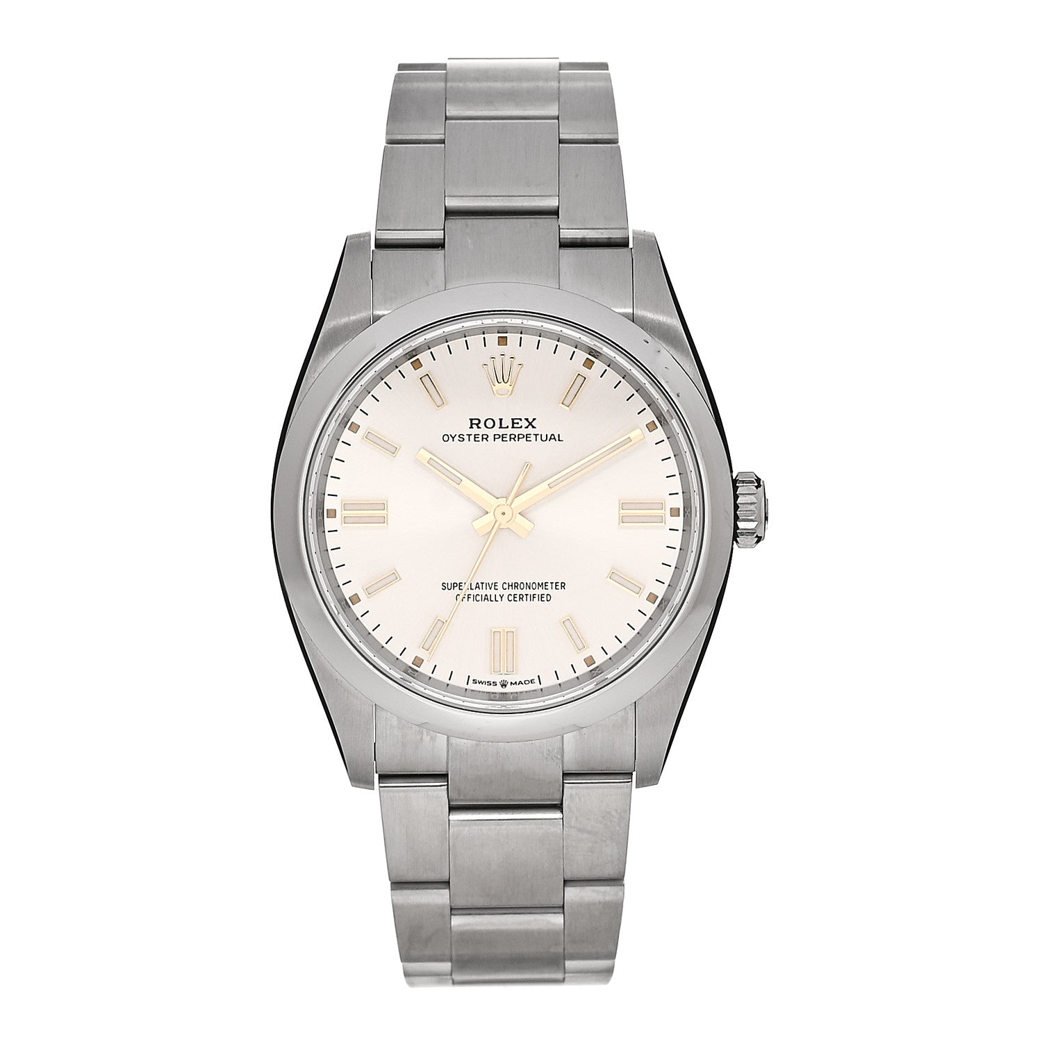 Rolex Stainless Steel 36mm Oyster Perpetual Watch Silver 126000 1 of 5