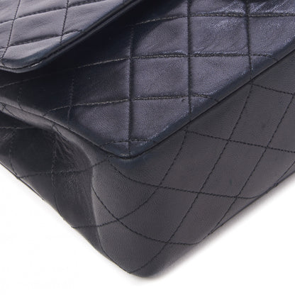 Chanel Lambskin Quilted Medium Double Flap Black 6 of 10